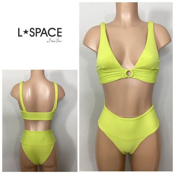 l*space Other - New L*SPACE apple green high waisted bikini set. Retails $209. Small